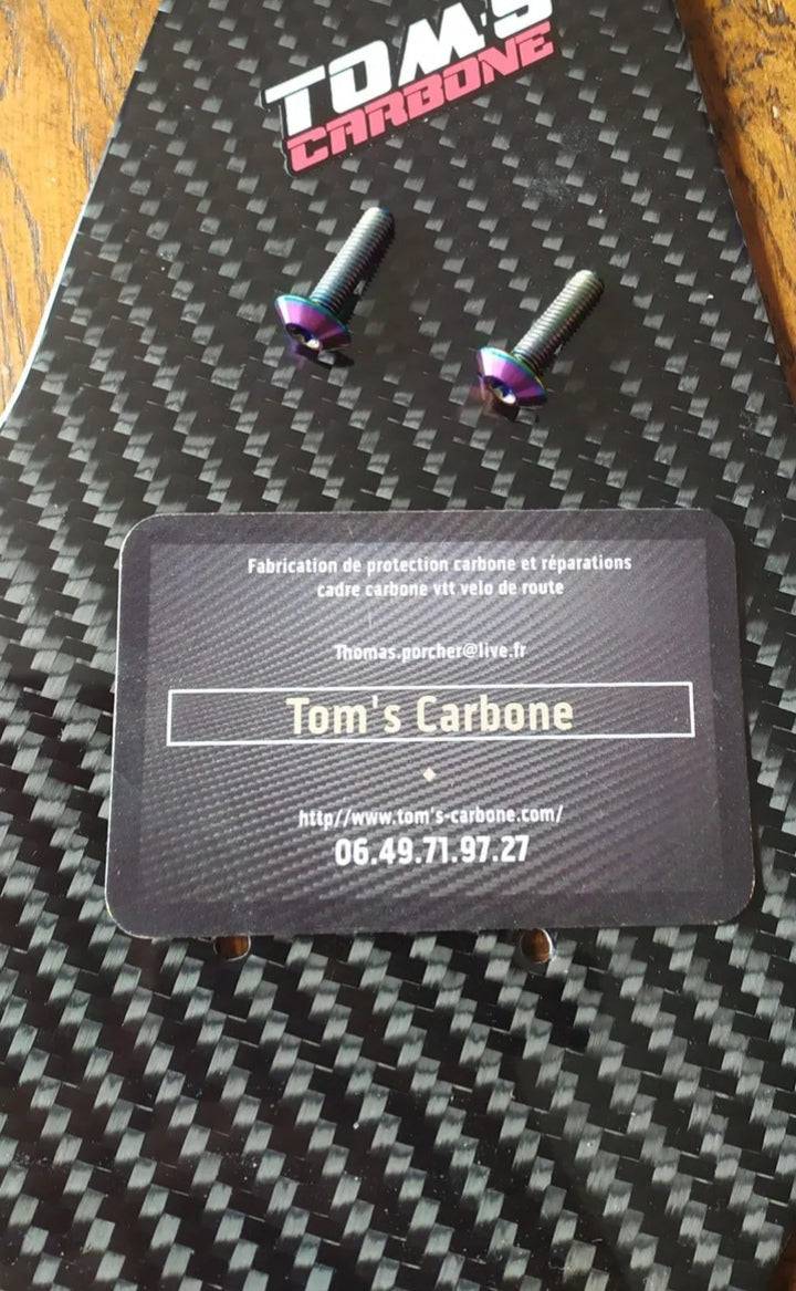 Vis titane pour protége mains Tom's Carbone - Tom's carbone