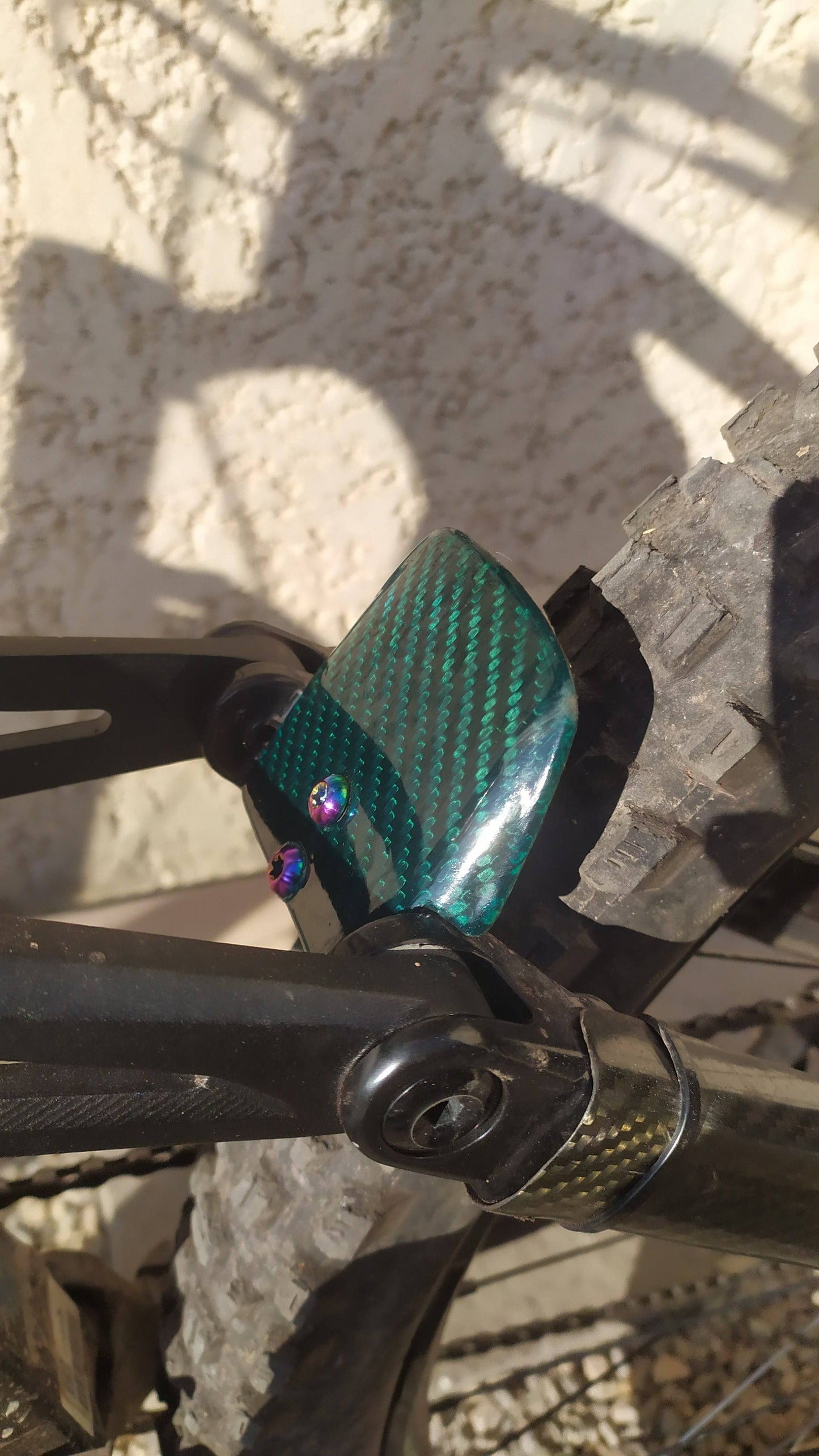 Garde Boue Arrière Carbone de couleur au choix - Tom's carbone