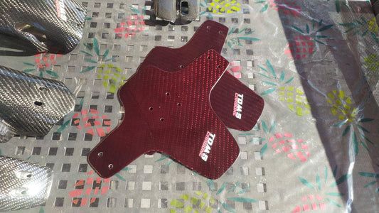 Garde Boue Arrière Carbone de couleur au choix - Tom's carbone