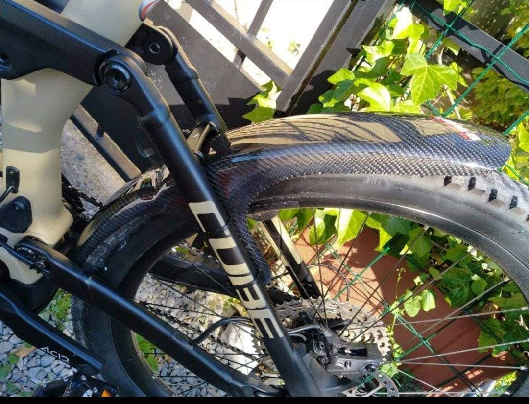 Garde Boue Arrière pour Cube Stéréo HPC 2022-2024 - Tom's carbone