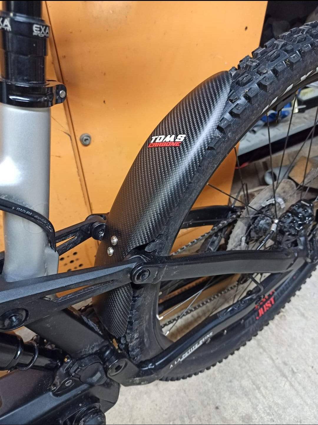 Garde Boue Arrière Spécial Moustache Mat Game-trail-wild 2020-2023 - Tom's carbone