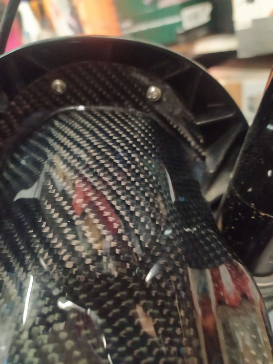 Garde Boue Avant Fox 36-38 Arceaux arrondi - Tom's carbone